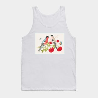 Birds with Roses and Butterflies (18th Century) Tank Top